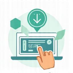 Icon representing clicking a link