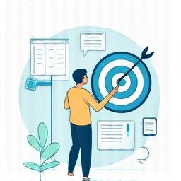 Icon representing setting goals